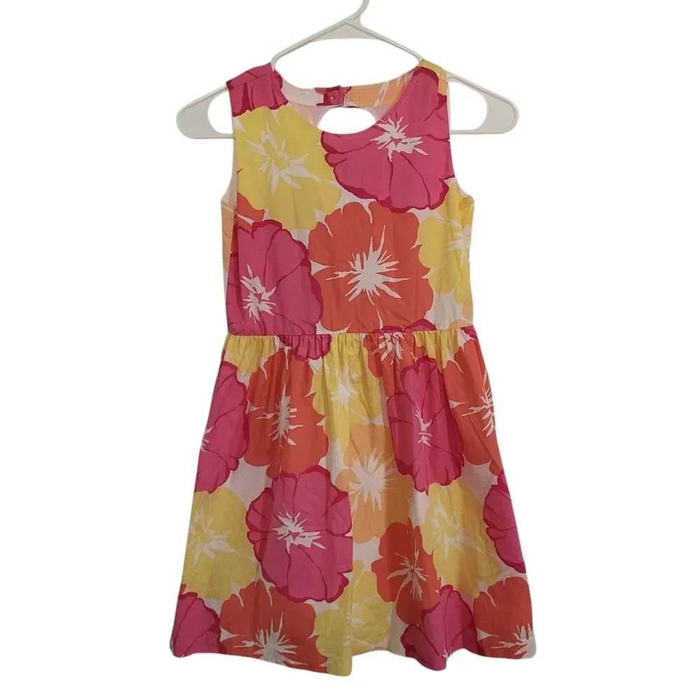 Lot of 3 Girls Dresses Size 10 Gymboree Floral Cotton